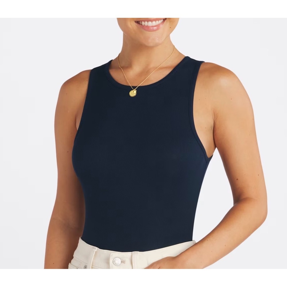 41 Hawthorn Erika Rib Knit Tank Black XL Stitch Fix New With Tags
